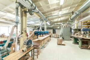 odprášení pracovních stanic