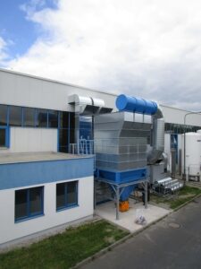 odsávání vzduchu v brusírnách