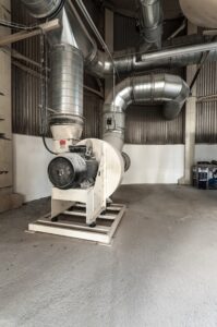 průmyslové radiální vzduchové ventilátory pro transport vzduchu