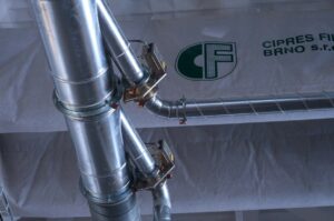 vzduchotechnická segmentová kolena